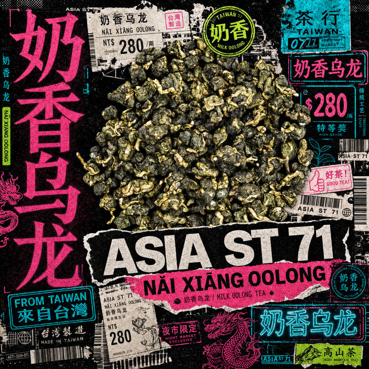 The design — Nǎi Xiāng Oolong