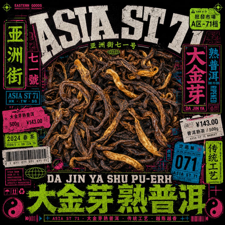 The design — Da Jin Ya Shu Pu-erh